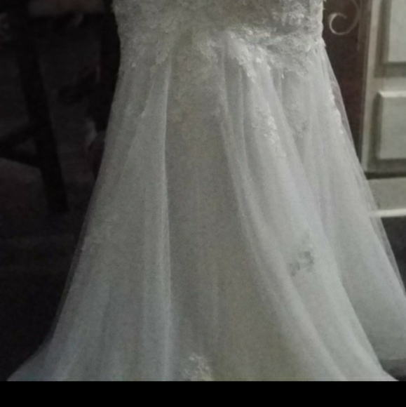 👰👗Lace Trumpet/Mermaid Wedding Dress - Picture 5 of 9